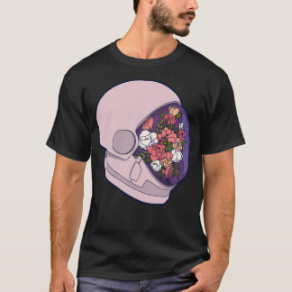 Camiseta Astronauta Floral