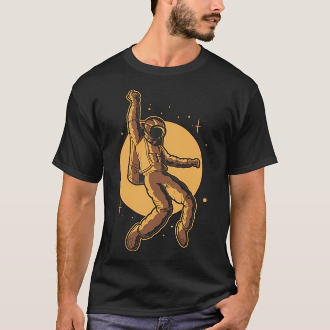 Camiseta Astronauta Funky Design (Frente)