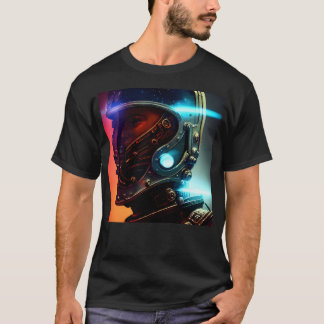 Camiseta Astronauta Futurística 4K