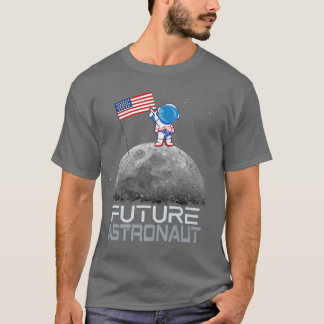 Camiseta Astronauta Futuro Astronomia Espacial do Planeta S