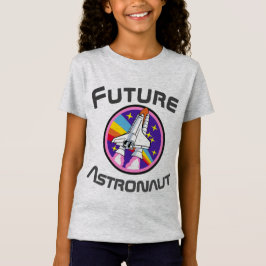 Camiseta Astronauta futuro, cientista da HASTE do poder da
