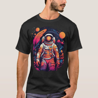 Camiseta Astronauta Galáctico de Odisseia Soprando Através
