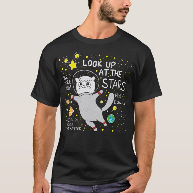 Camiseta Astronauta gata (Frente)