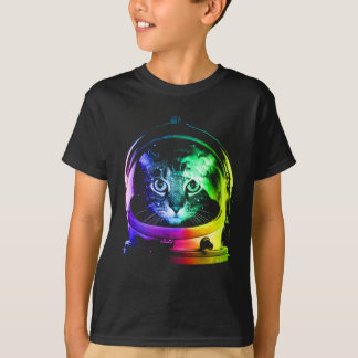 Camiseta Astronauta Gato Clássico do Lover