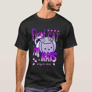 Camiseta Astronauta Gato de Marte
