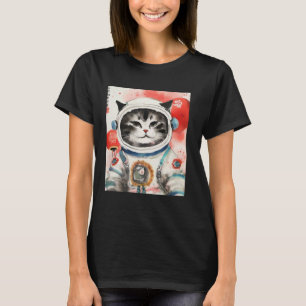 Camiseta Astronauta Gato Engraçado, Catstronauta CATSA Spac