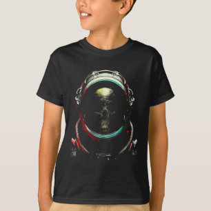 Camiseta Astronauta Ghost Skeleton - Malandro Halloween