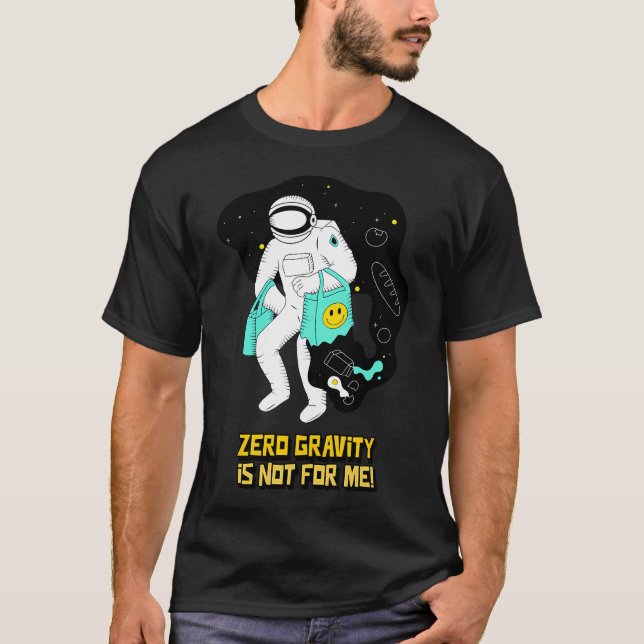 Camiseta Astronauta gravidade zero (Frente)