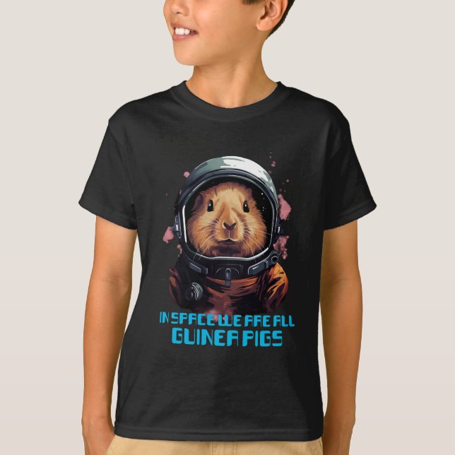 Camiseta Astronauta Guiné Pig (Frente)