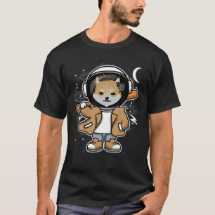 Camiseta Astronauta Hiphop Dogelon Mars ELON Moin To The Mo