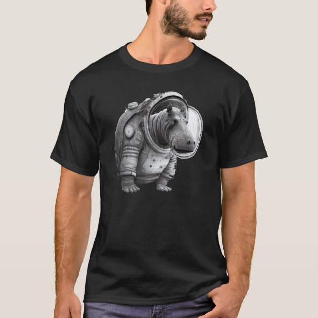 Camiseta Astronauta Hippo 3 (Frente)