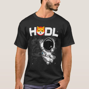 Camiseta Astronauta Hodl Shiba Inu Shib Moin Para A Lua Cho