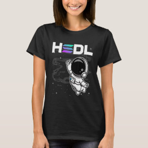Camiseta Astronauta Hodl Solana Sol Moin Para A Cripto Da L