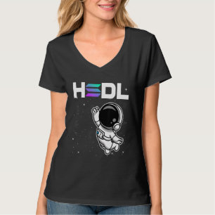 Camiseta Astronauta Hodl Solana Sol Moin Para A Cripto Da L