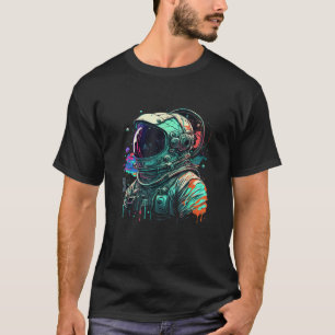 Camiseta Astronauta Homem do Espaço Universo Planetas Galáx