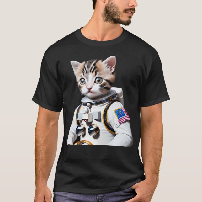 Camiseta Astronauta Kitten (Frente)