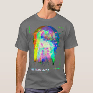 Camiseta Astronauta LibertaSua Mente Derretendo Vaporwave G