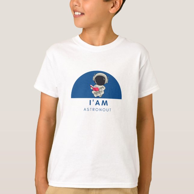 Camiseta Astronauta Lua • Gráfico Explorador Espac (Frente)