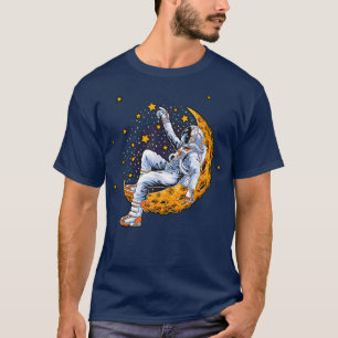 Camiseta Astronauta Lua Retrorna Legal Design Star Espacial