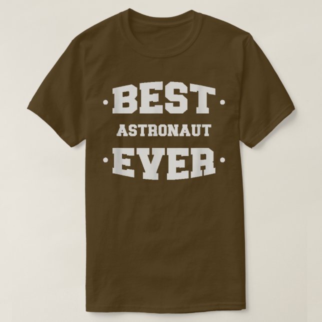 Camiseta Astronauta - Melhor Camisa-T (Frente do Design)