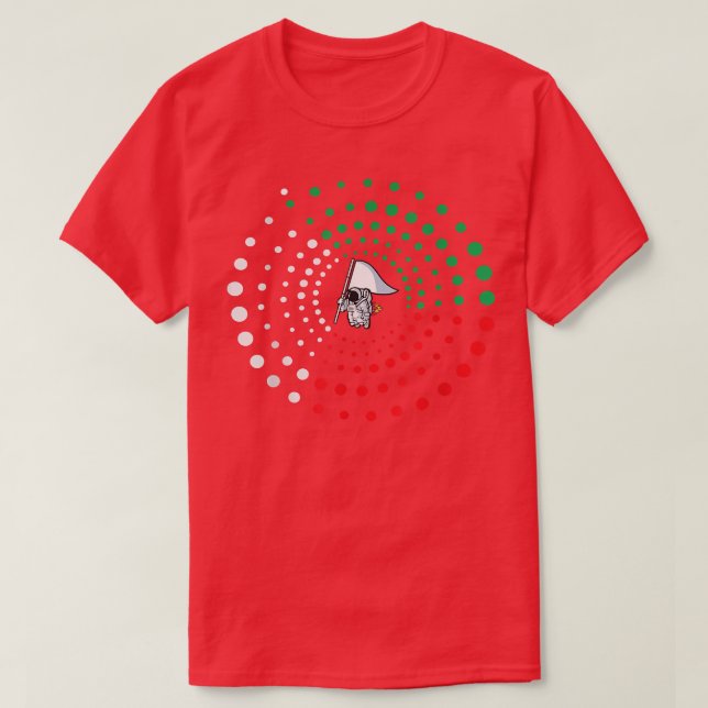 Camiseta astronauta MEN Gif Idea (Frente do Design)