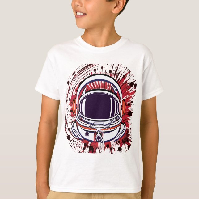 Camiseta Astronauta Menino – Camisa Explorador Esp (Frente)