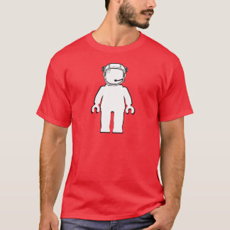 Camiseta Astronauta Minifig do estilo de Banksy