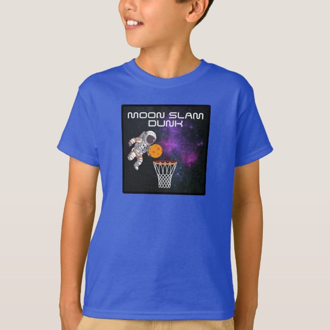 Camiseta Astronauta Moon Slam Dunk (Frente)