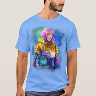 Camiseta Astronauta Mulher Espacial Astronauta T-Shirt