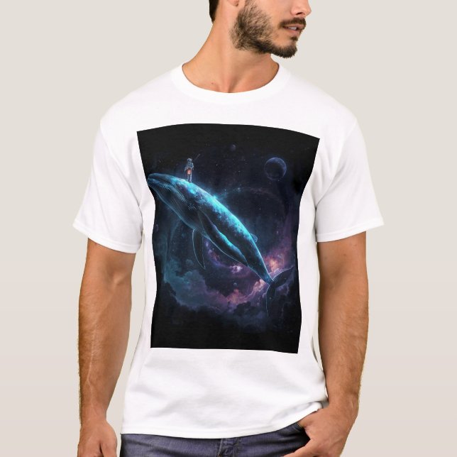 Camiseta Astronauta na baleia (Frente)