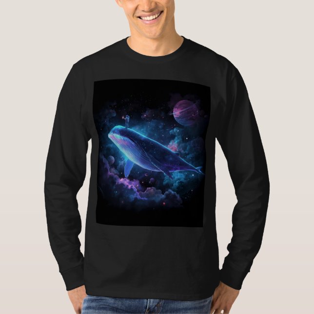 Camiseta Astronauta na baleia (Frente)