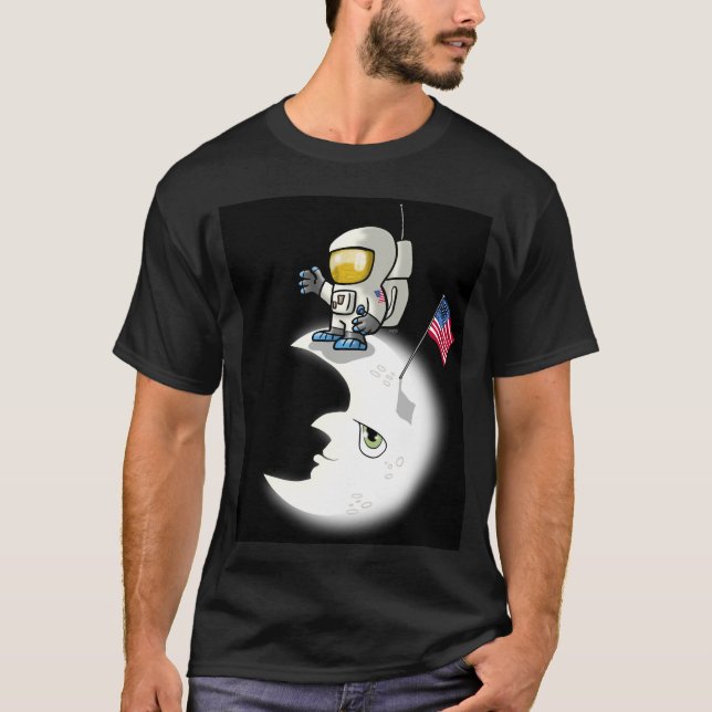Camiseta Astronauta na Lua (Frente)