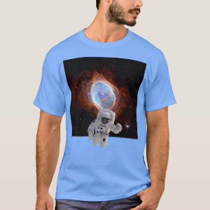 Camiseta Astronauta na Nebulosa do Anel do Sul do Tejo Espa