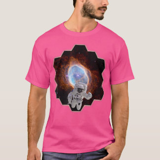 Camiseta Astronauta na Nebulosa do Anel do Sul do Tejo Espa