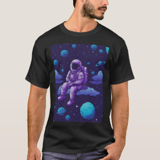 Camiseta Astronauta Na Nuvem