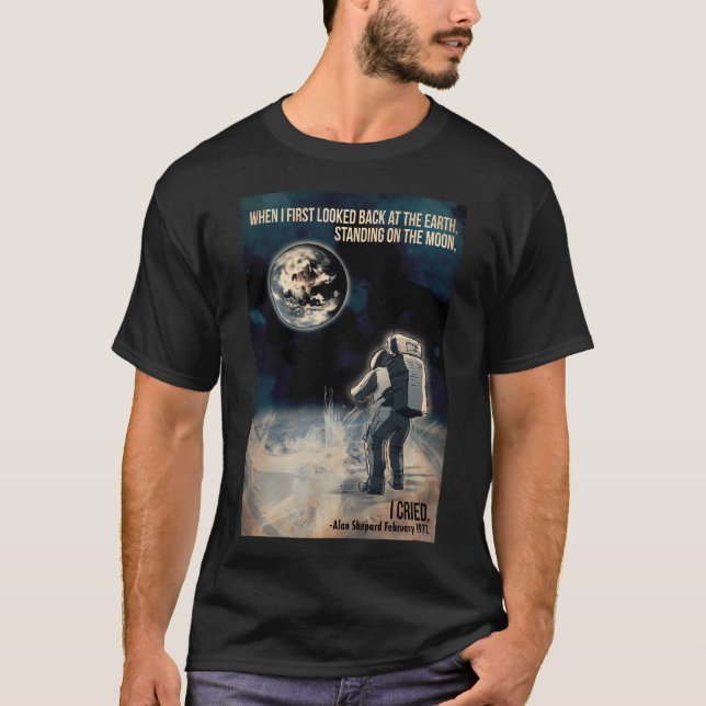Camiseta Astronauta Nasa Alan Shepard (Frente)