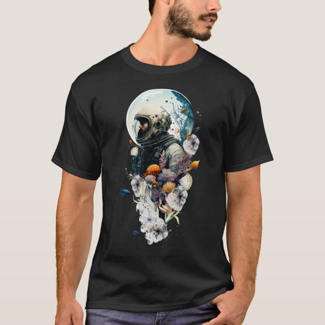 Camiseta Astronauta Naval (Frente)