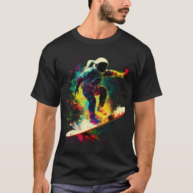 Camiseta Astronauta Navegando No Espaço (Frente)