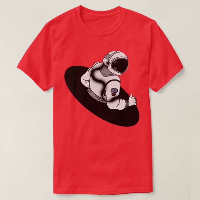 Camiseta Astronauta no Espaçador (Frente do Design)