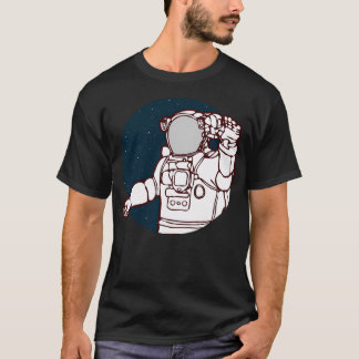Camiseta Astronauta No Espaço