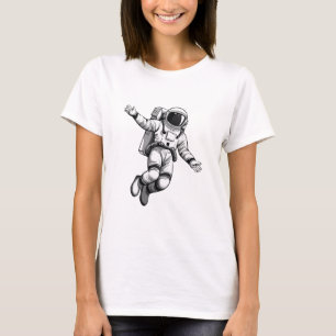 Camiseta Astronauta no espaço