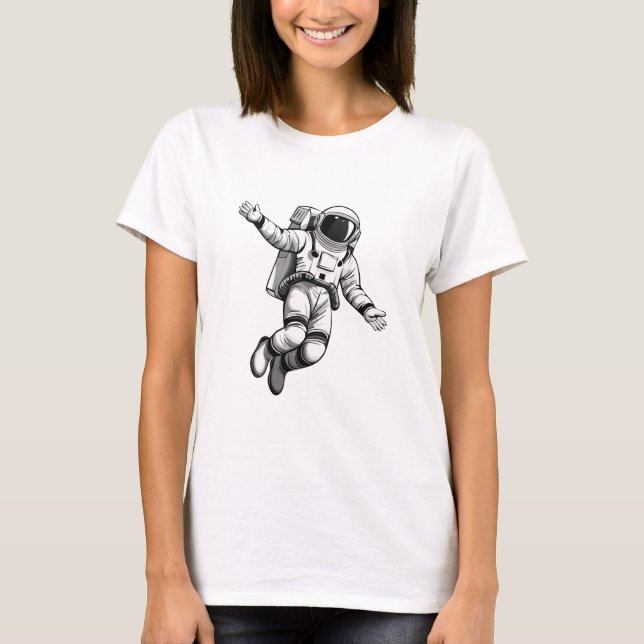 Camiseta Astronauta no espaço (Frente)