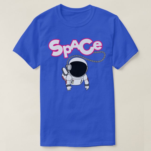 Camiseta Astronauta No Espaço (Frente do Design)