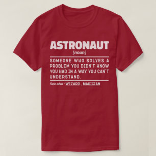 Camiseta Astronauta Nova Definição Spaceflight Engraçado Di