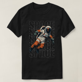 Camiseta Astronauta num Spacesuit