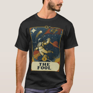 Camiseta Astronauta O Louco Leitura de Cartas de Tarot de A