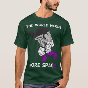 Camiseta Astronauta O Mundo Precisa De Mais Aseual Espacial