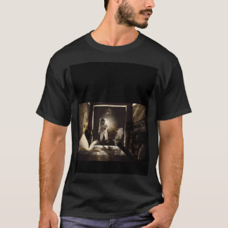 Camiseta Astronauta Olhando na Janela