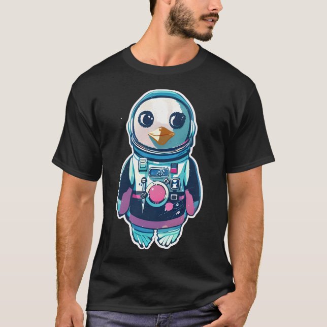 Camiseta Astronauta Penguin (Frente)