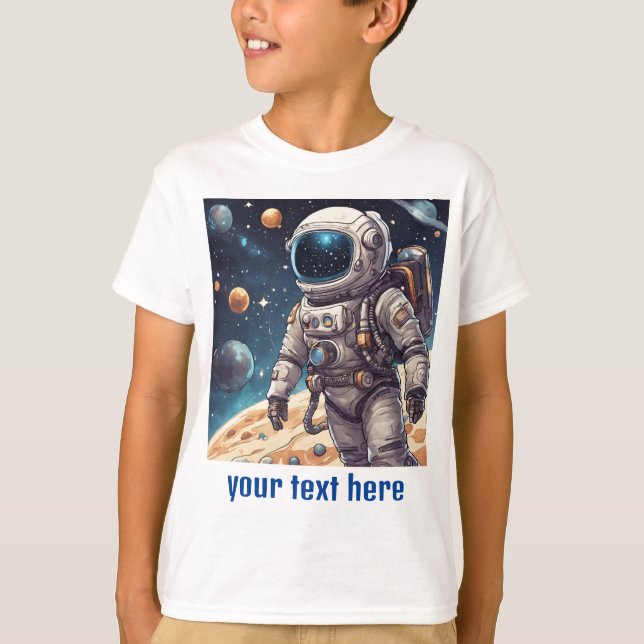 Camiseta Astronauta, personalizável (Frente)